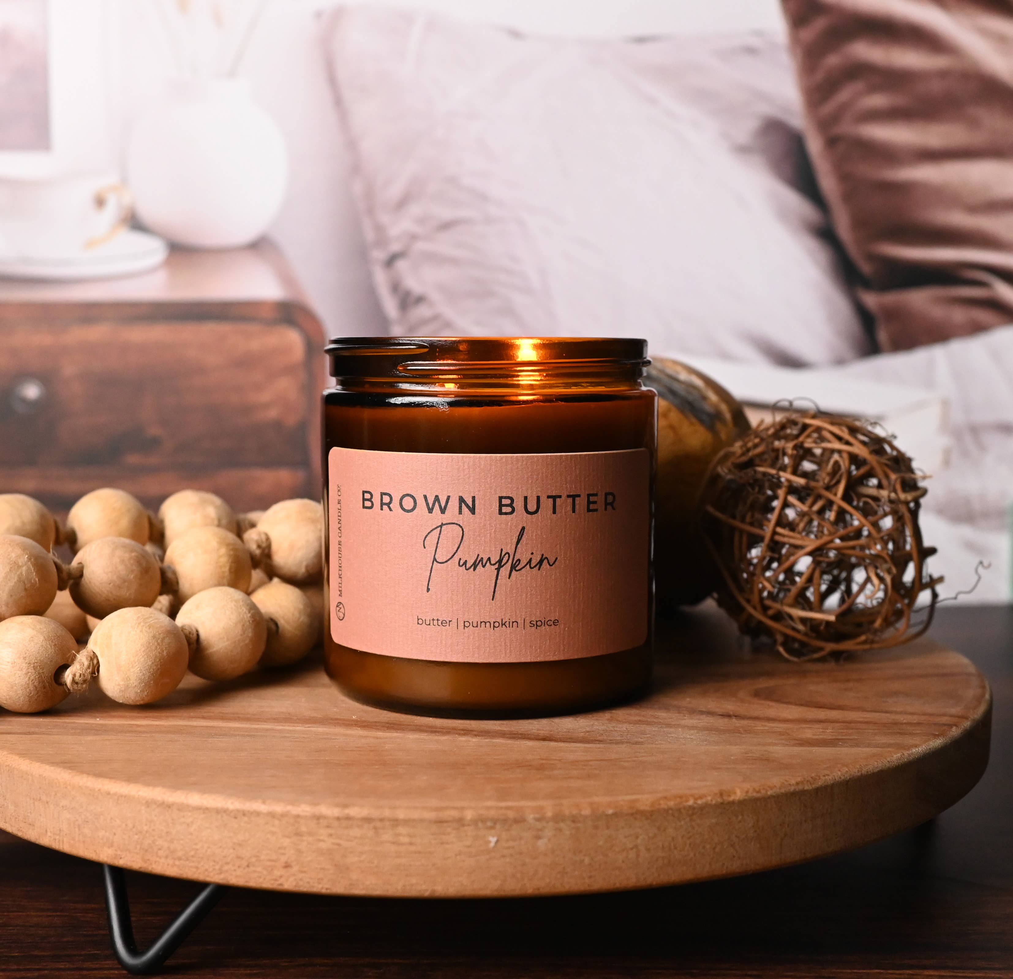 Brown Butter Pumpkin 12 oz Candle