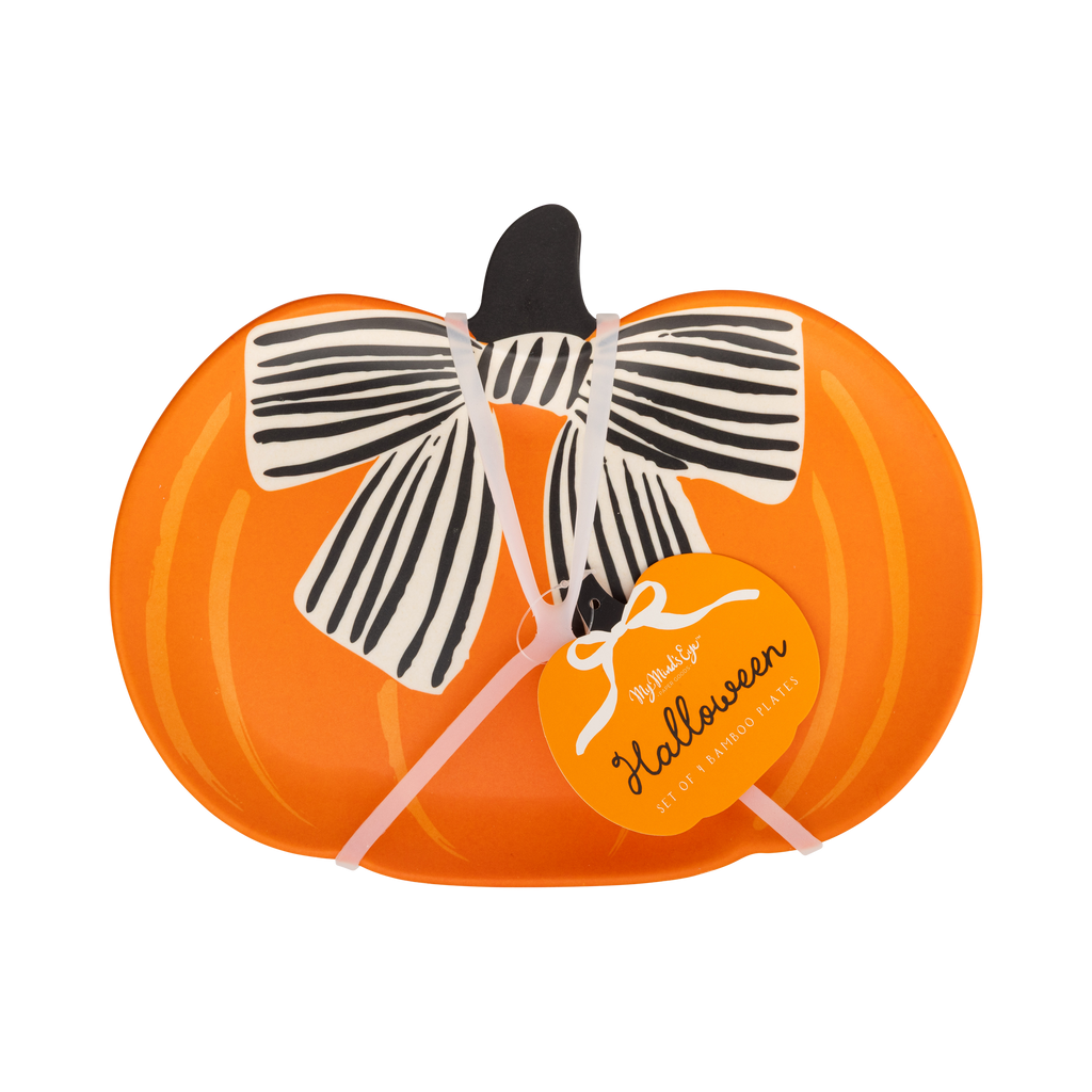 Pumpkin Bamboo Plates S4