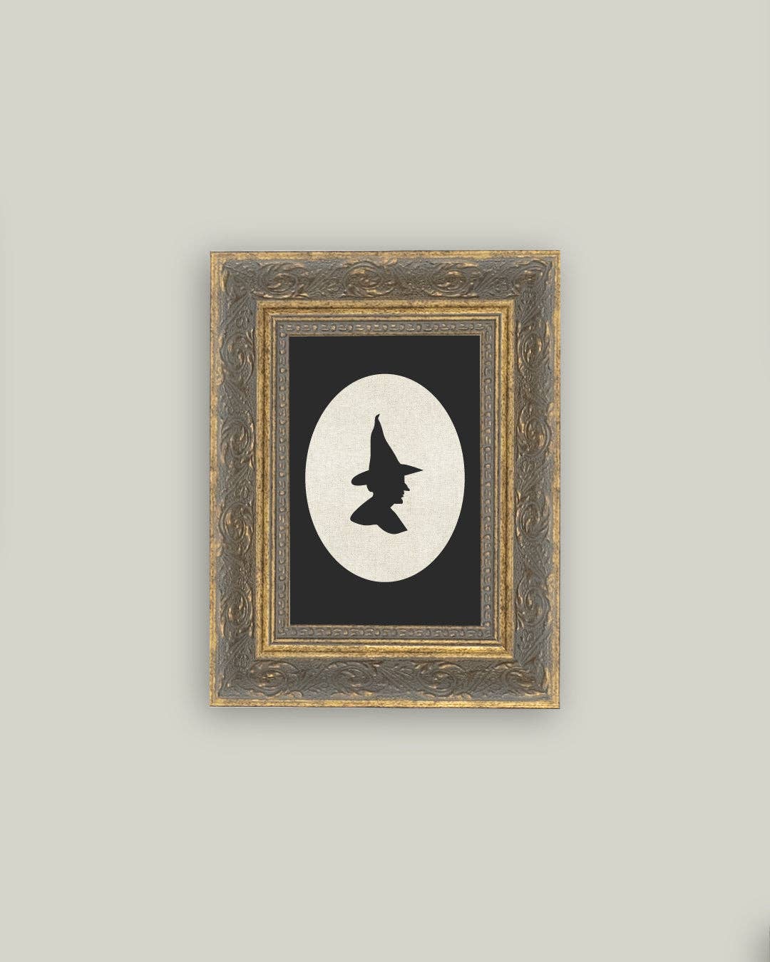 Witch Silhouette Framed