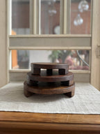 Found Wood Pedestal Lg