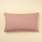 21x12 Red Ticking Pillow