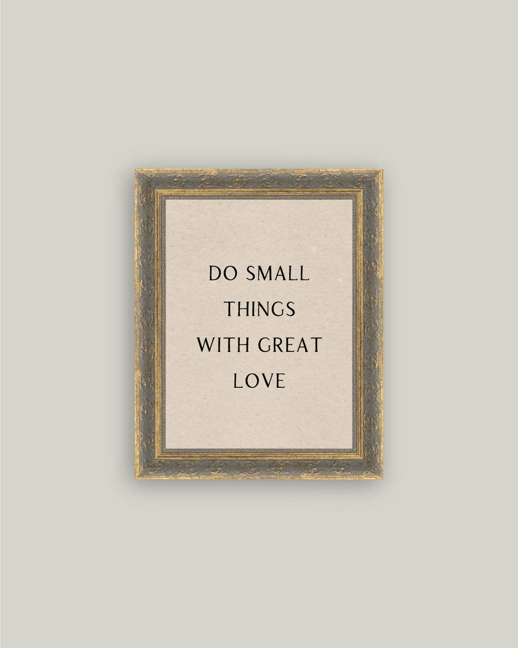 Do Small Things