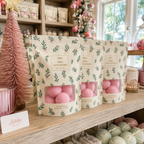 Mini Bath Bombs Gift Bag Cranberry Fizz
