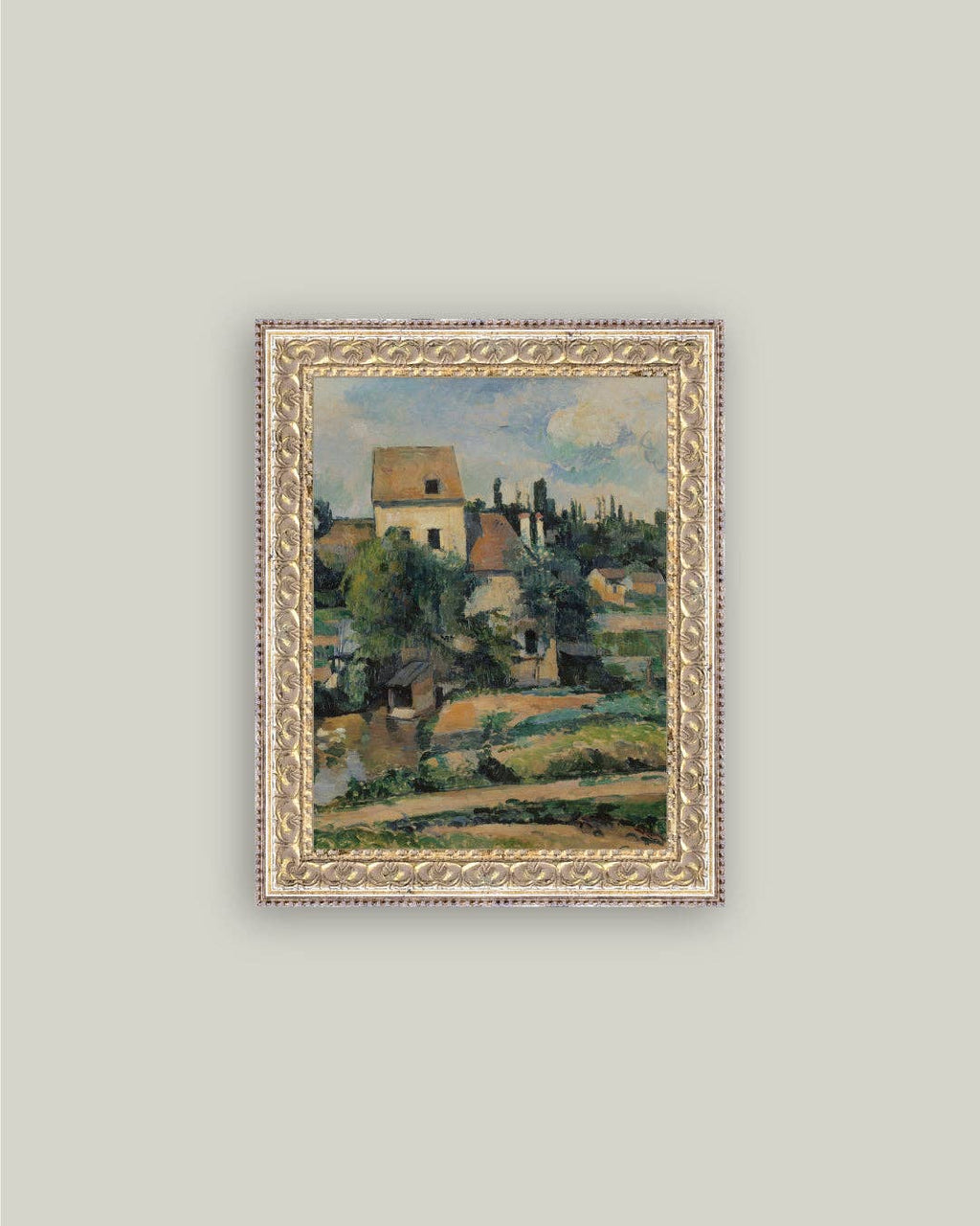 The Mill in Pontoise Framed