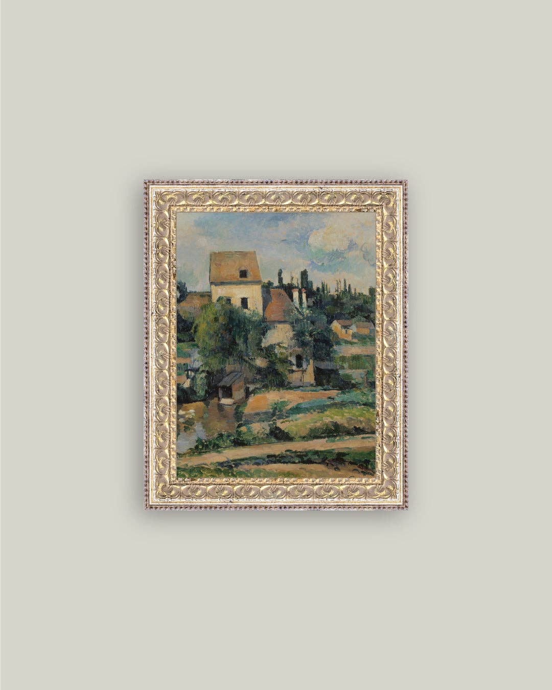 The Mill in Pontoise Framed
