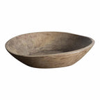 Found Dough Bowl Natural Lg