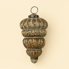 Heirloom Drop Green Gold Orn.