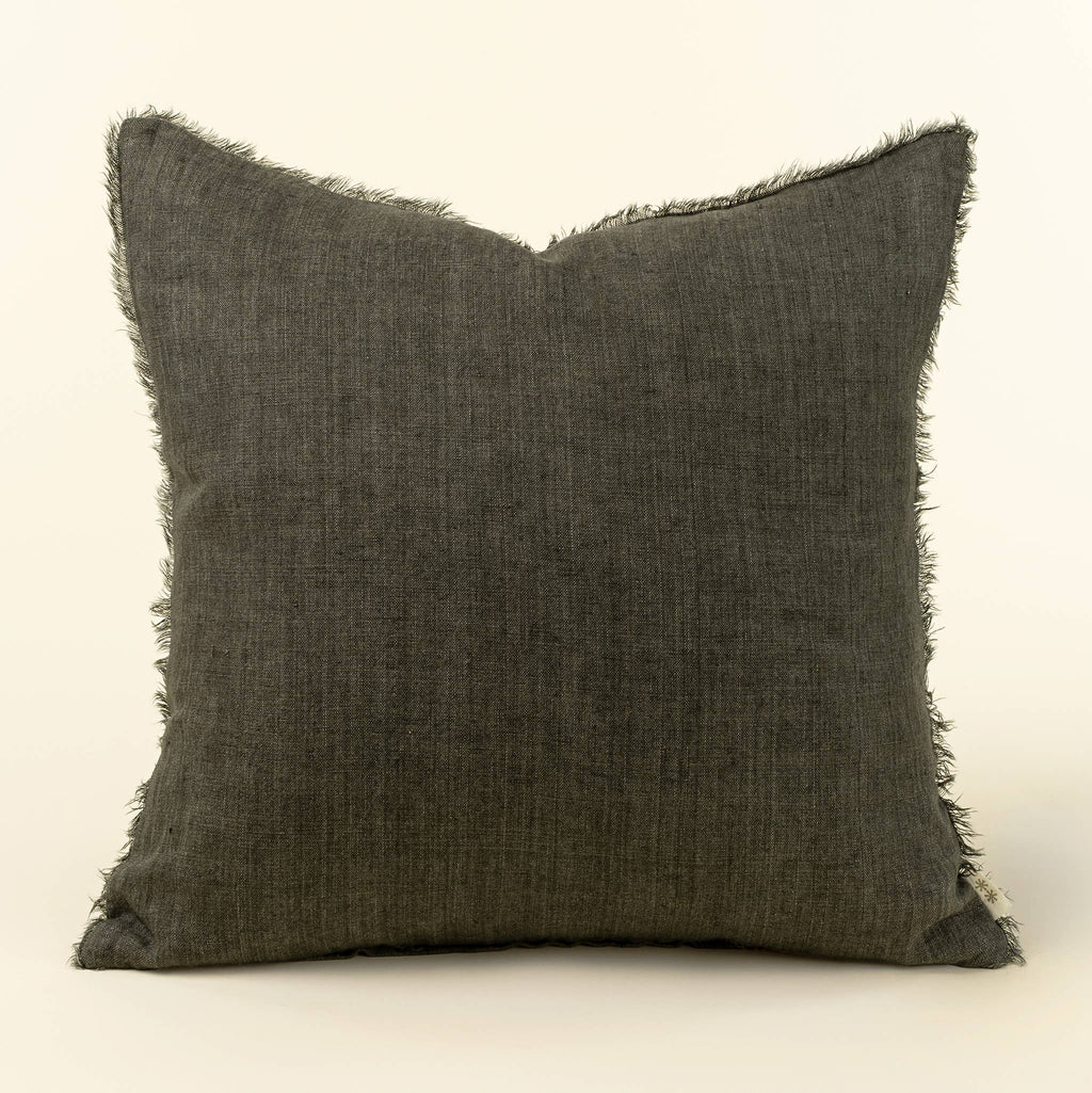 24x24 Lina Linen Pillow Avocado
