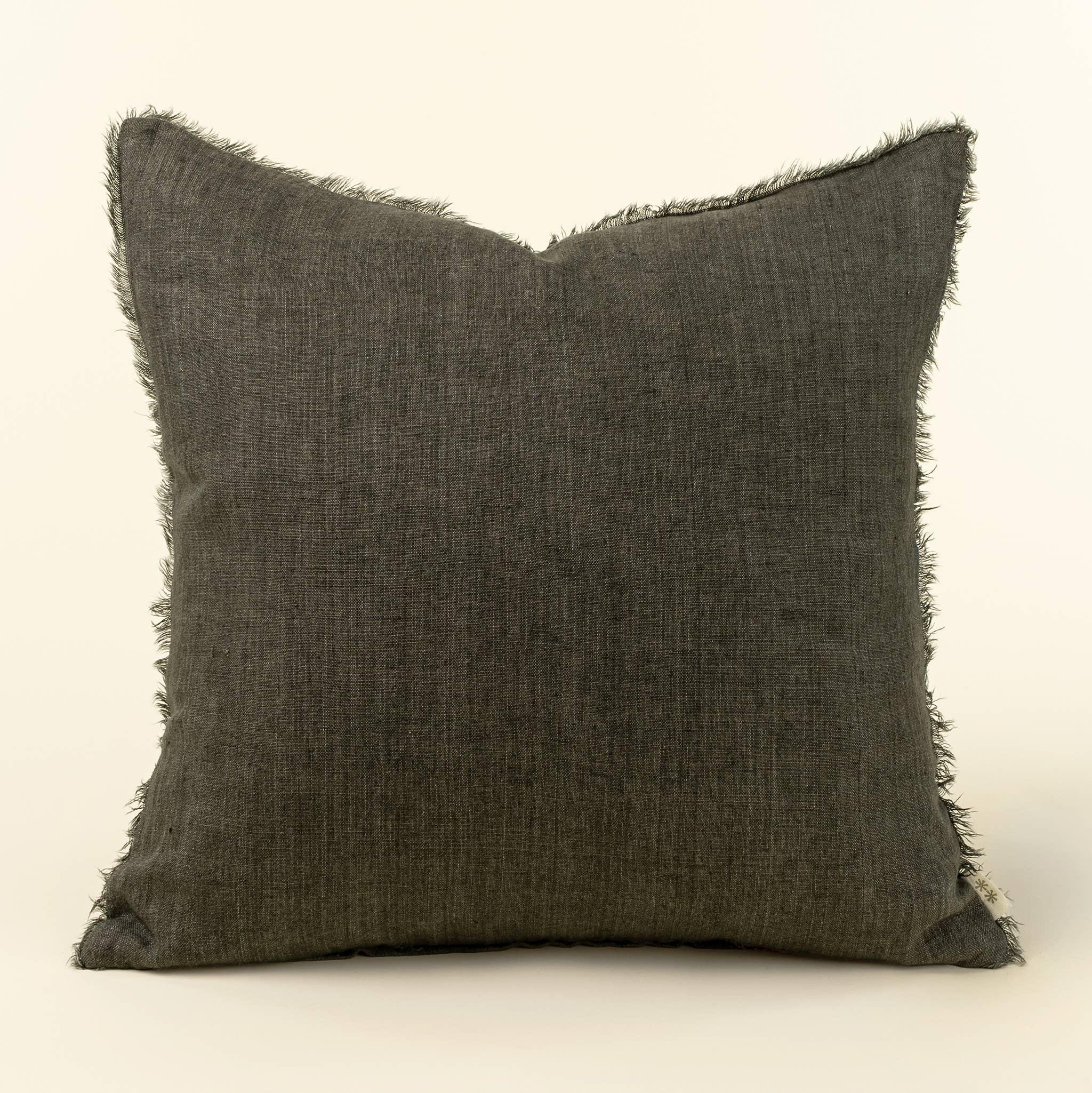 24x24 Lina Linen Pillow Avocado