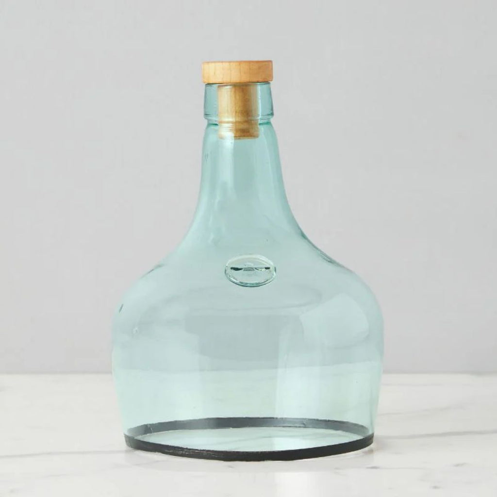 Demijohn Recycled Glass Cloche - Small