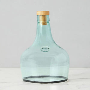 Demijohn Recycled Glass Cloche - Small