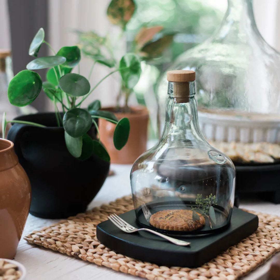 Demijohn Recycled Glass Cloche - Small - Thumbnail 4