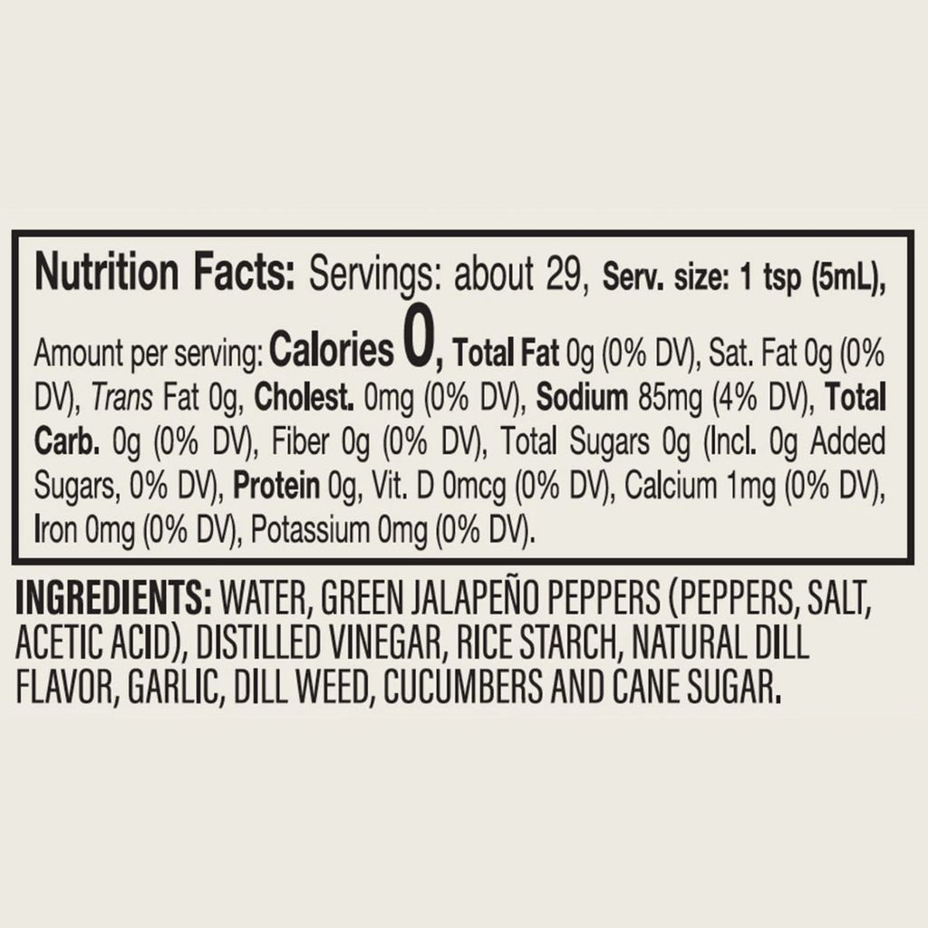Dilly Jalapeño Hot Sauce – 5 oz Spicy & Tangy Gourmet Sauce