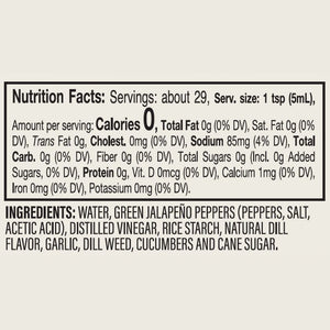 Dilly Jalapeño Hot Sauce – 5 oz Spicy & Tangy Gourmet Sauce