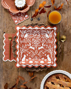 WDT1342 - Acorn Grove Square Paper Plates