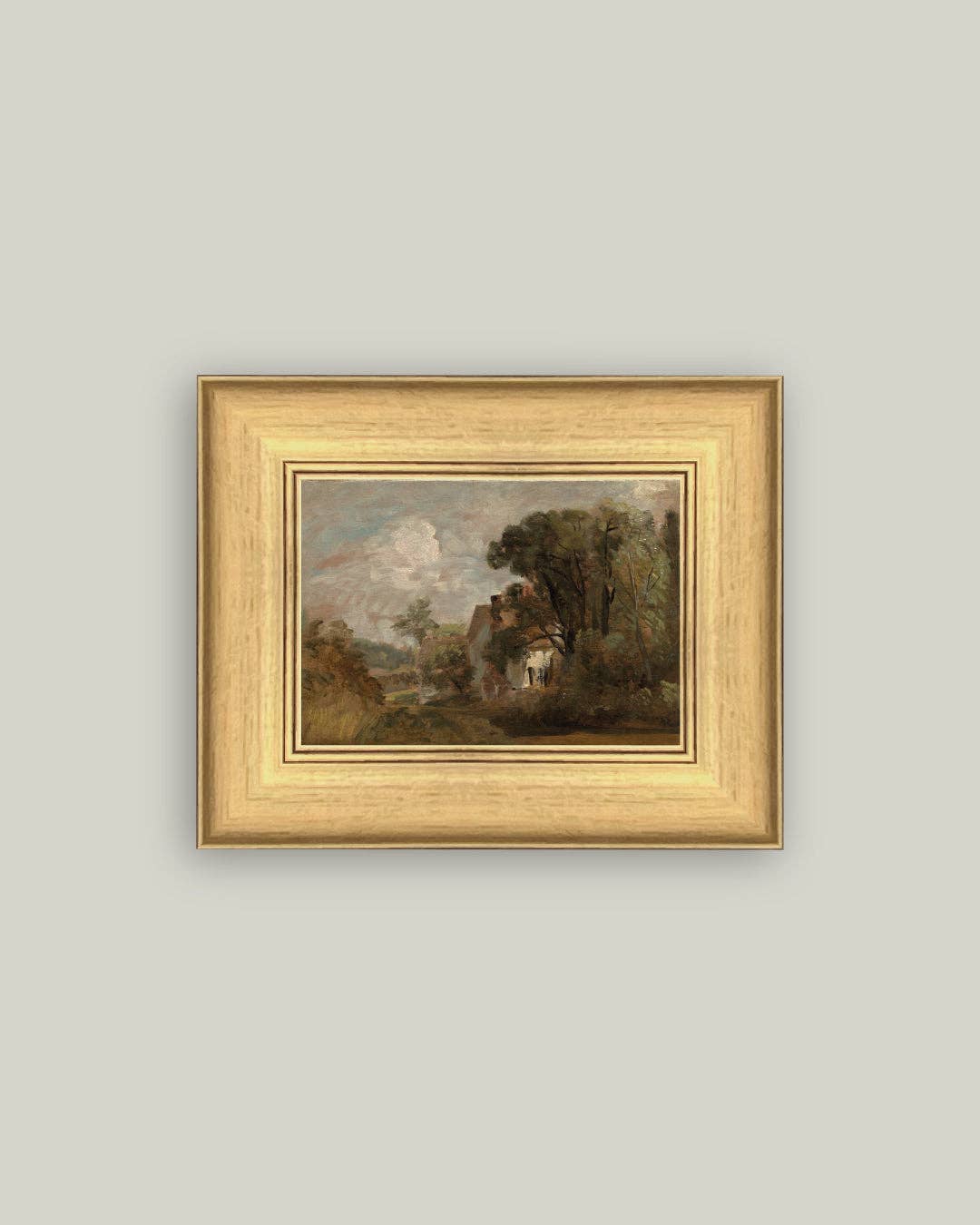 Willy Lott's House Framed Antique Art