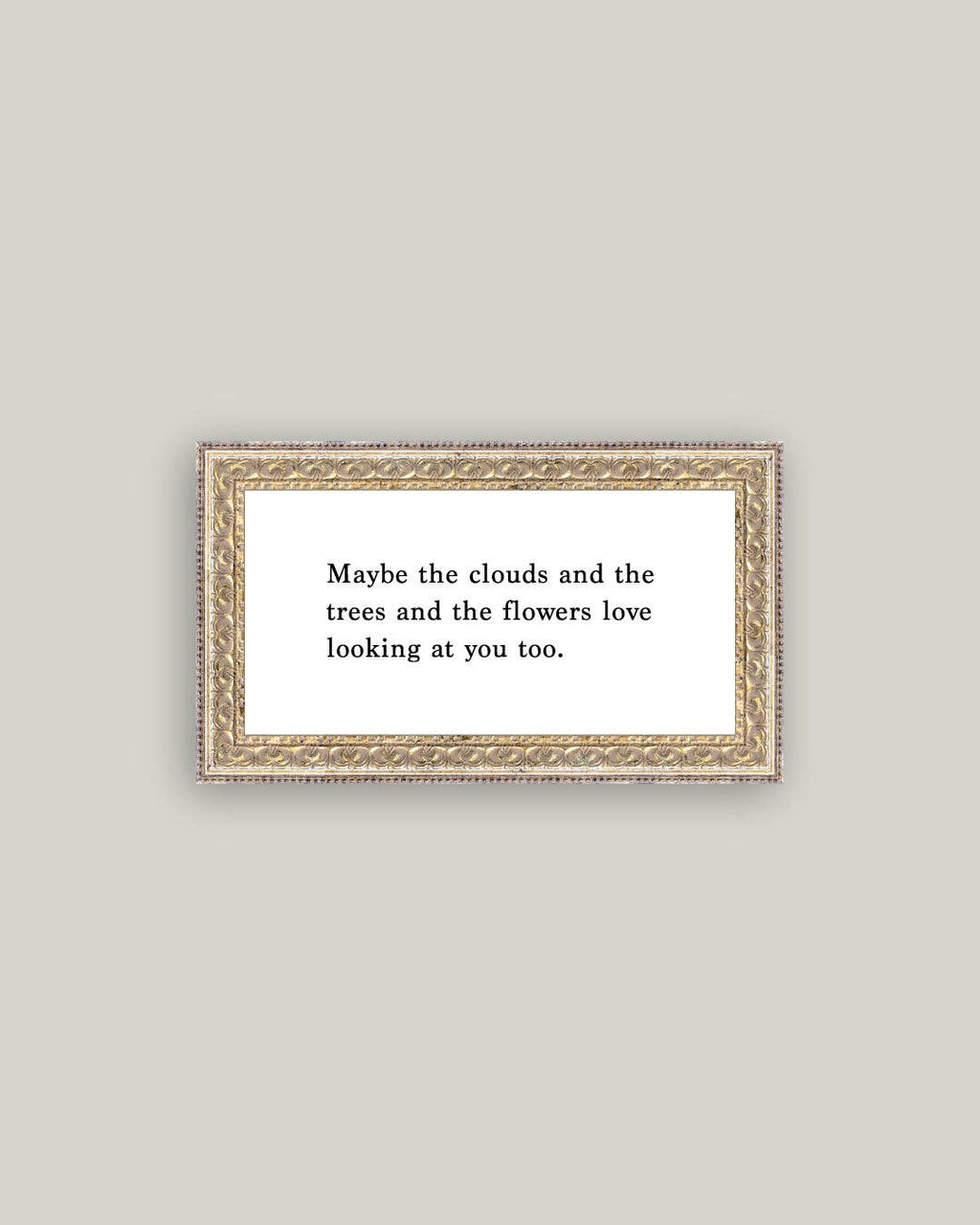 Maybe Framed Antique Print