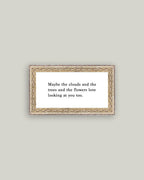 Maybe Framed Antique Print