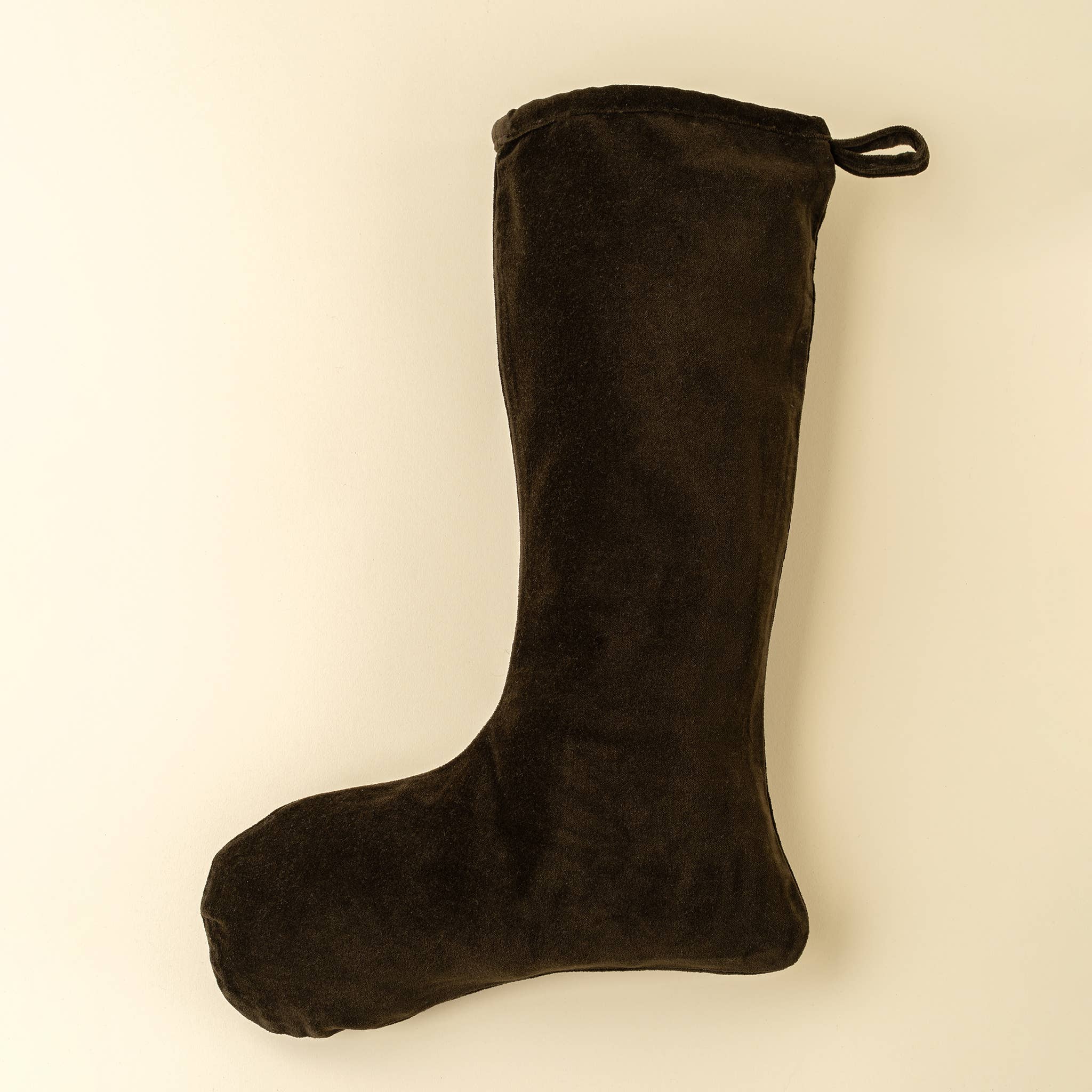 Vera Velvet Stocking, Midnight Green