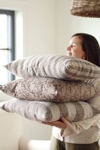 20x20 Fieldstone Plaid Linen Pillow