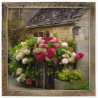 Cottage With Hydrangeas