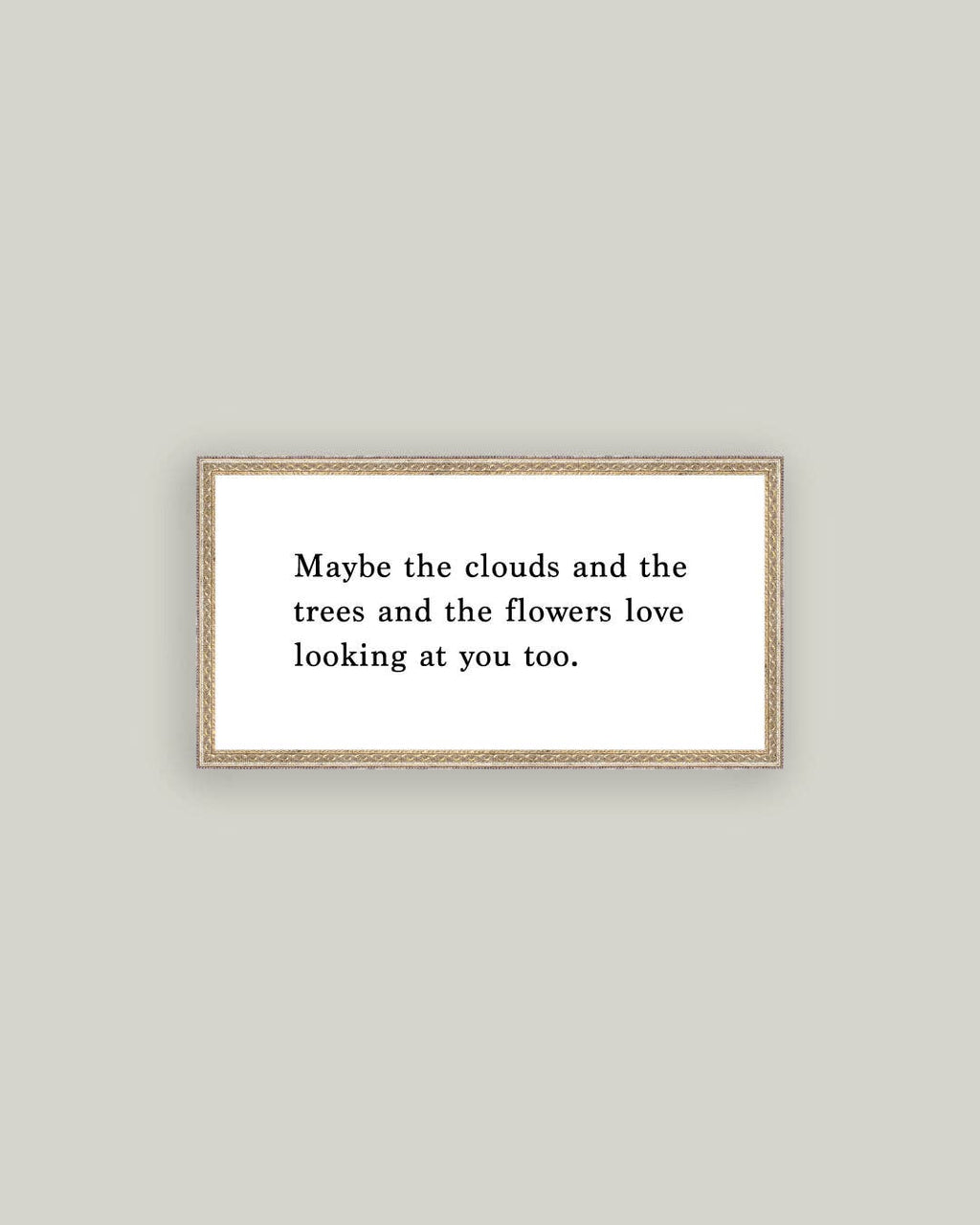 Maybe Framed Antique Print