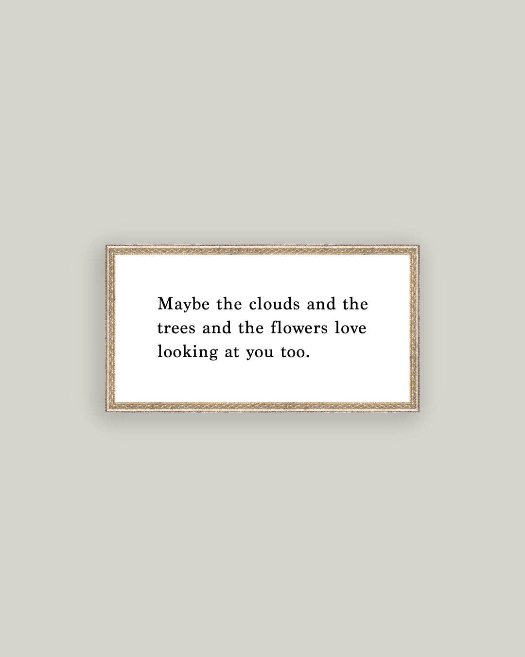 Maybe Framed Antique Print