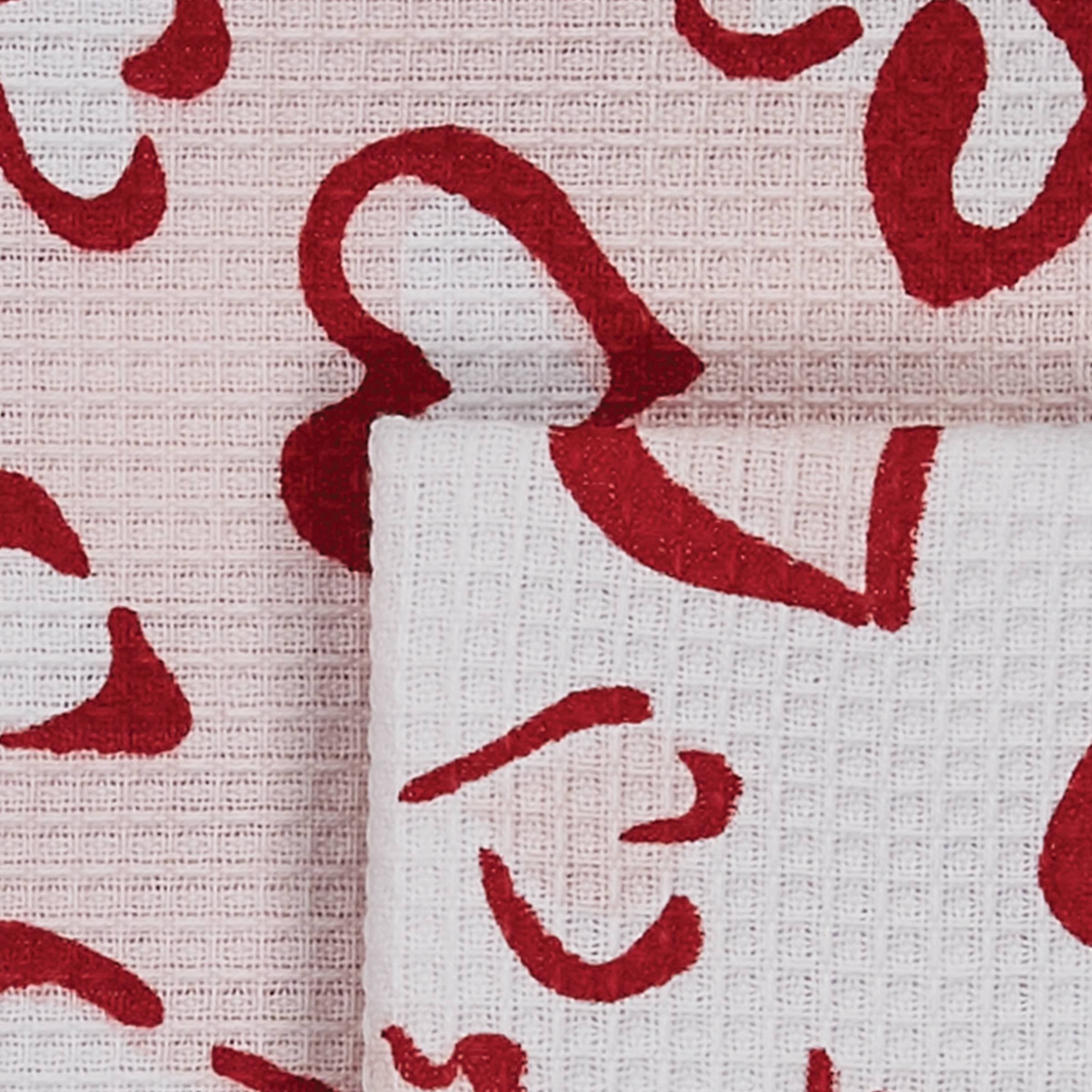 Wild Hearts Hearts Dishcloth S/4