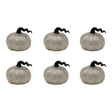 Battery Operated Mini Glass Pumpkins