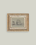 Grove Of Trees Framed Antique Art