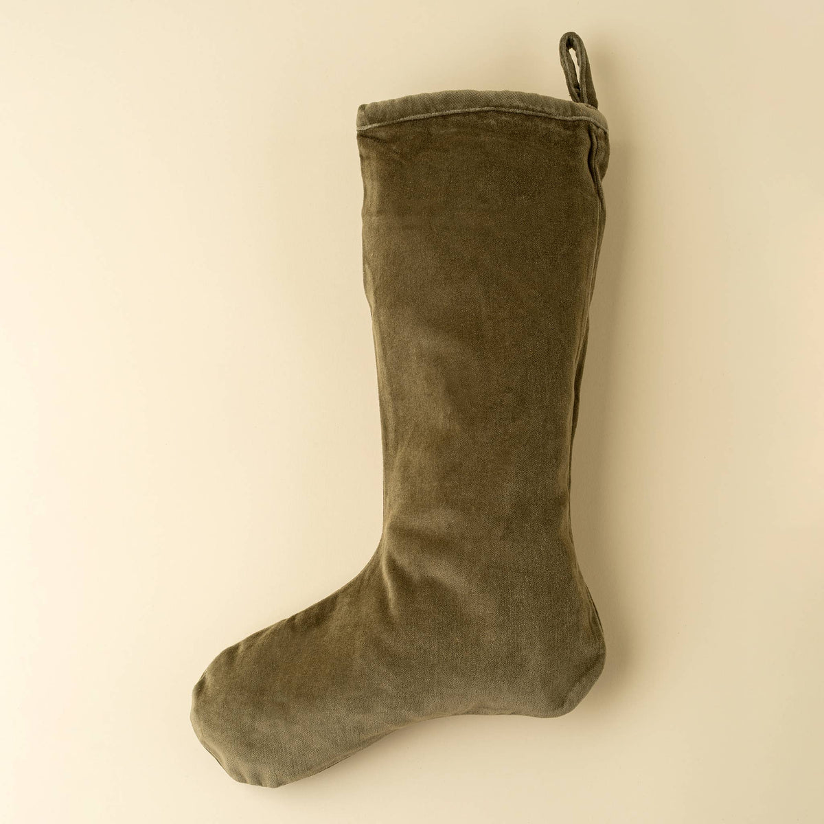 Vera Velvet Stocking Olive