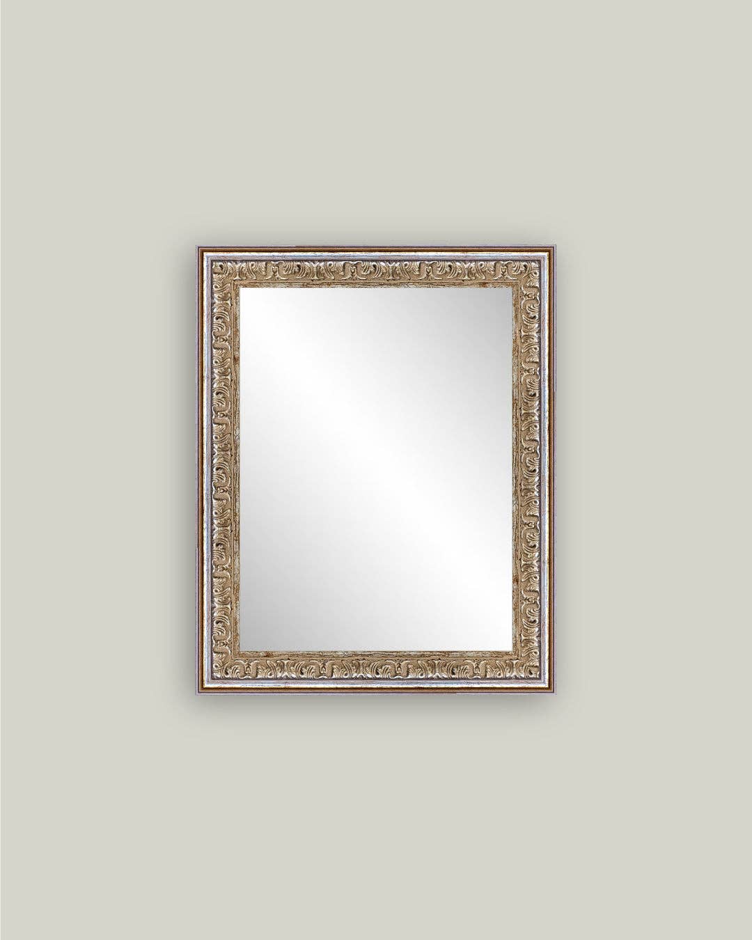 Silver Gold Framed Mirror