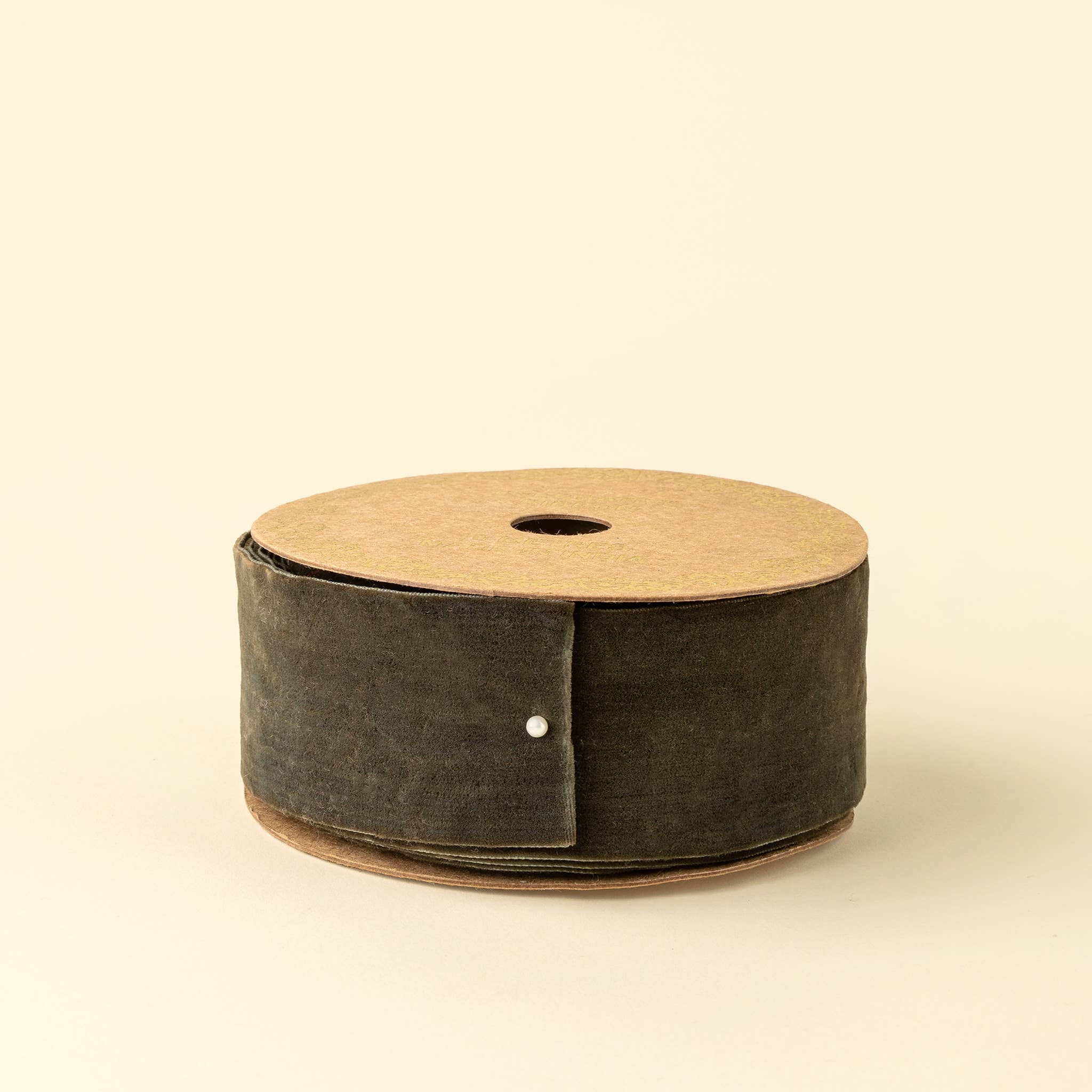 2" Velvet Ribbon on Spool - Deep Green