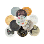 PS I Love You Mini Round Decoupage Plate