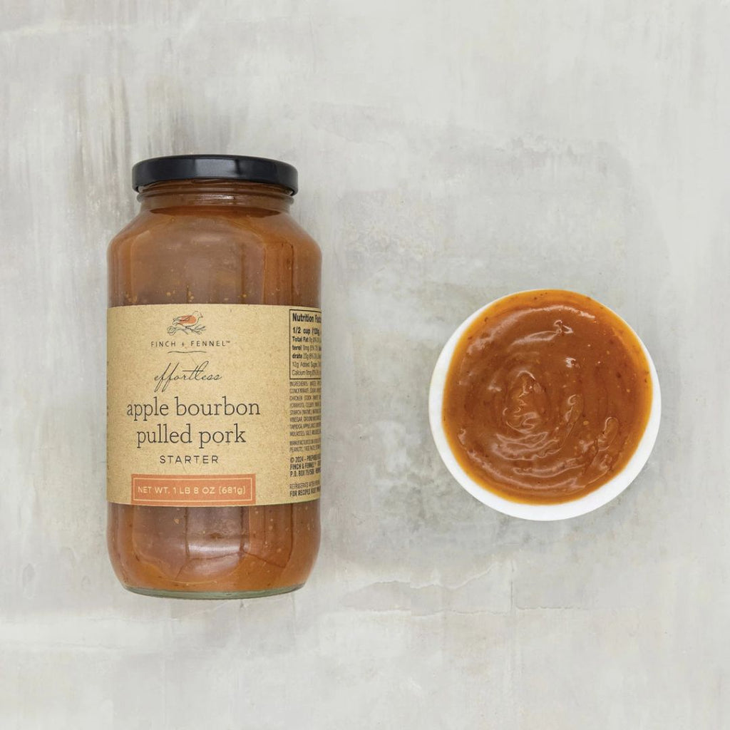 Effortless Apple Bourbon Pulled Pork Starter – 1 lb. 8 oz