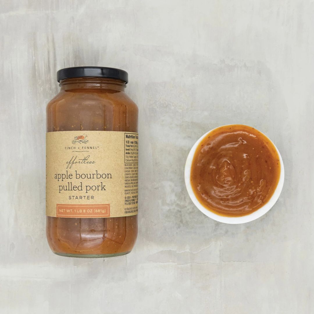 Effortless Apple Bourbon Pulled Pork Starter – 1 lb. 8 oz