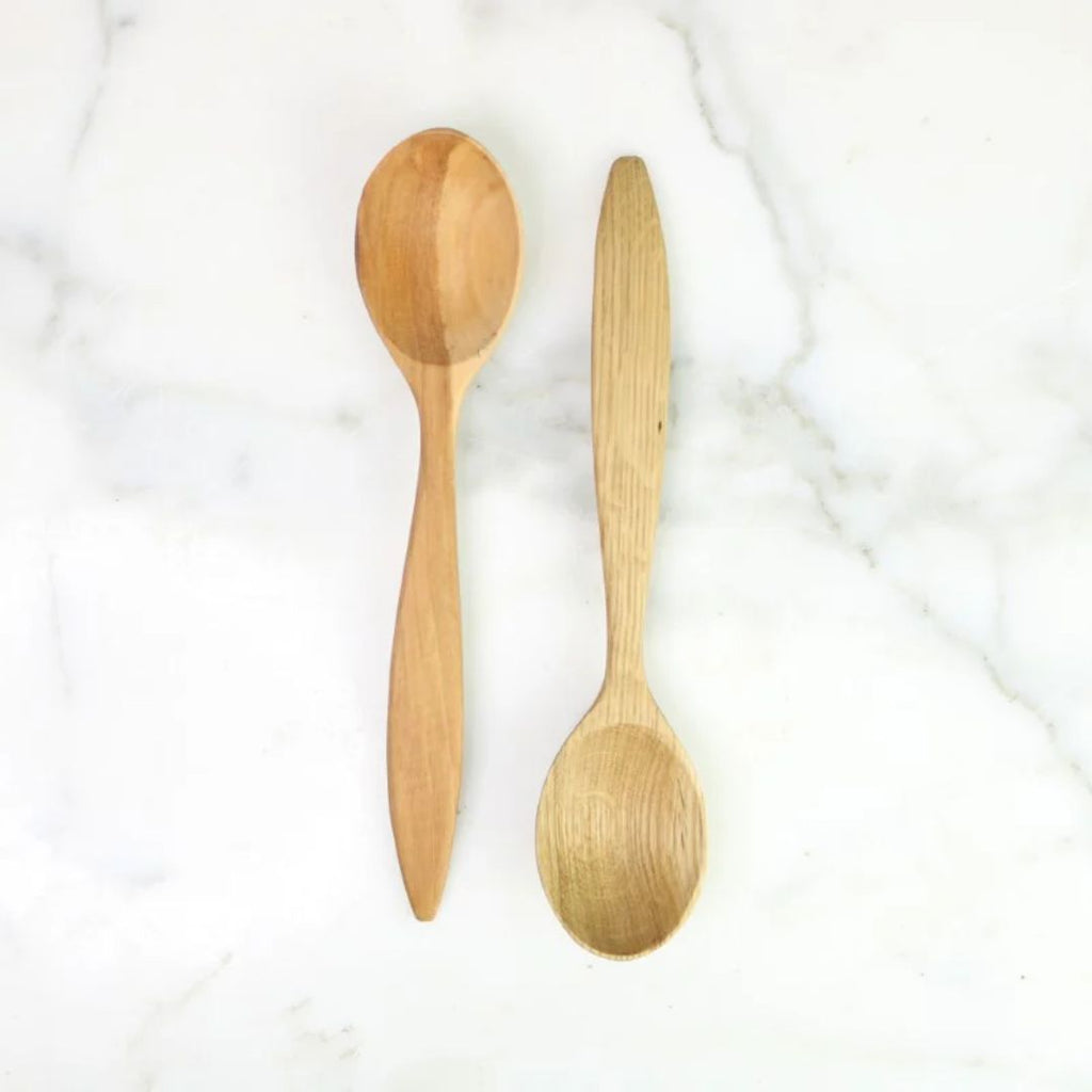 Euro Serving Fruitwood Spoon Set