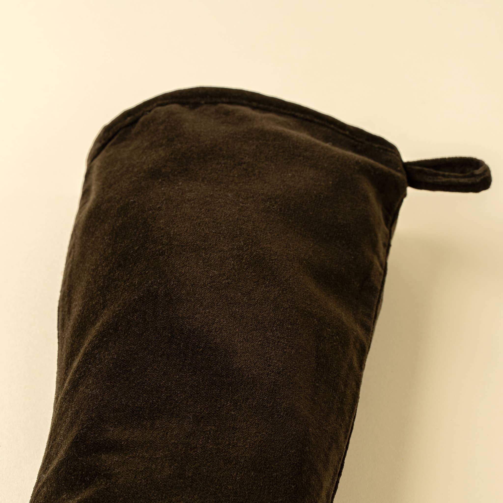 Vera Velvet Stocking, Midnight Green