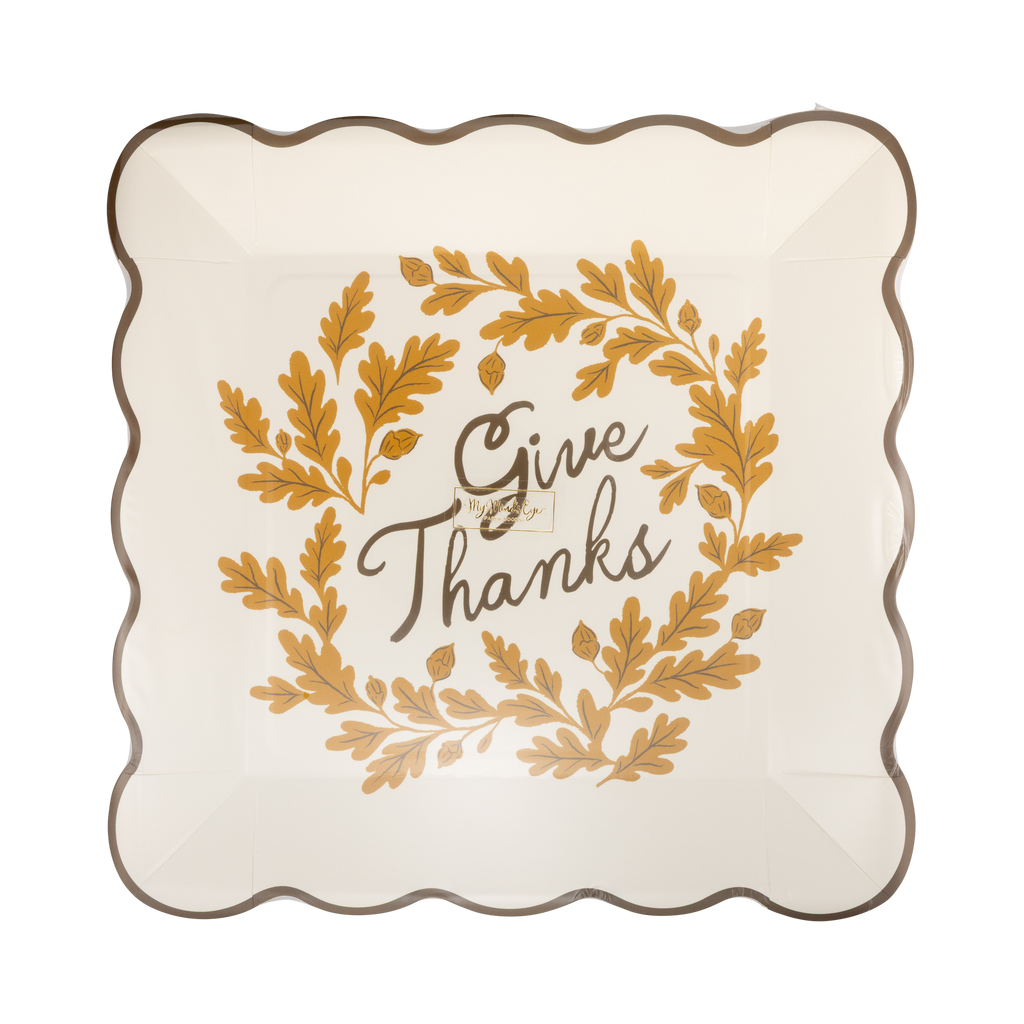 Give Thanks Paper Plates