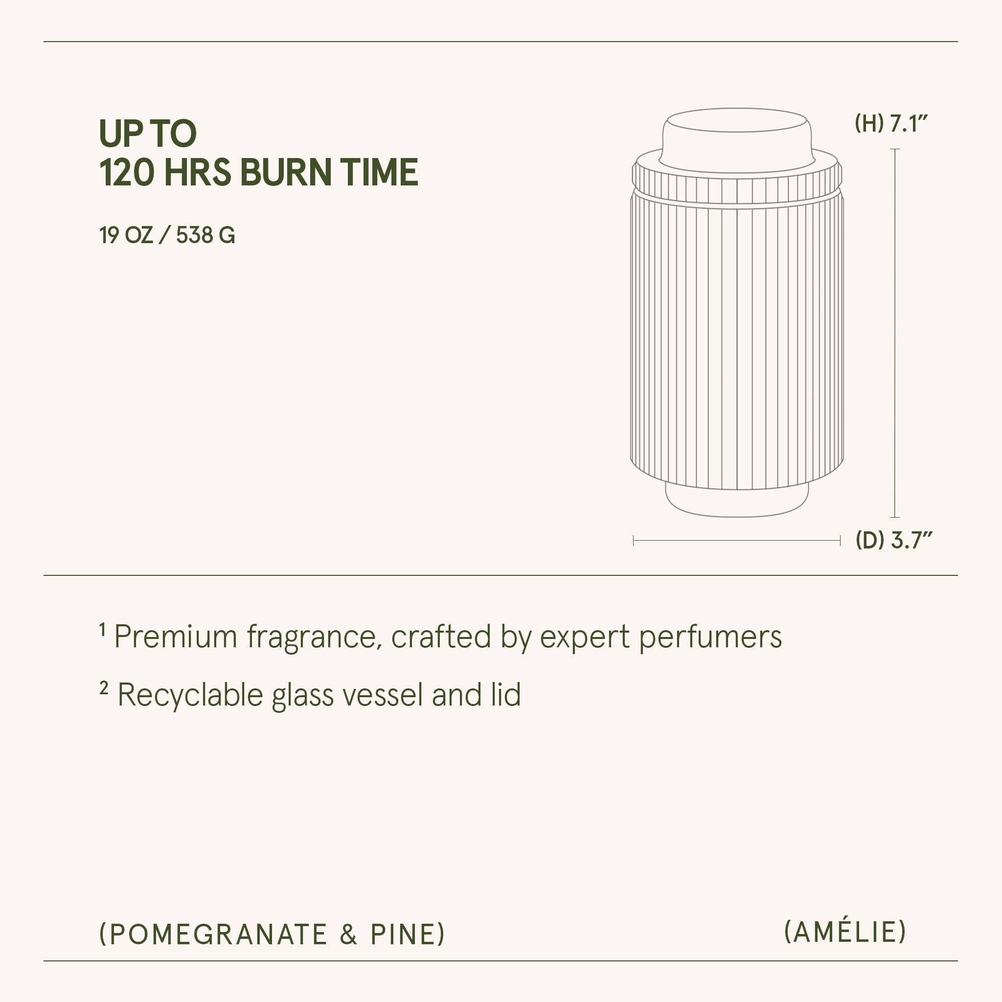 Pomegranate & Pine - 19oz