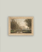 The Creek Framed Antique Art - 24" x 20"