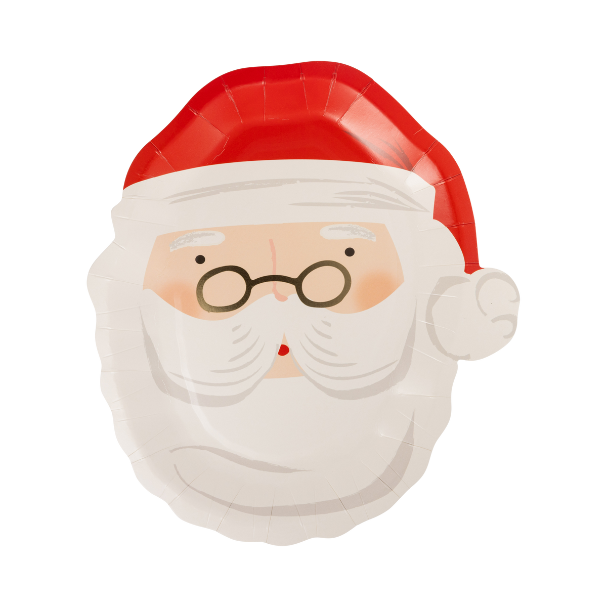 Santa Face Plate - 10" tall