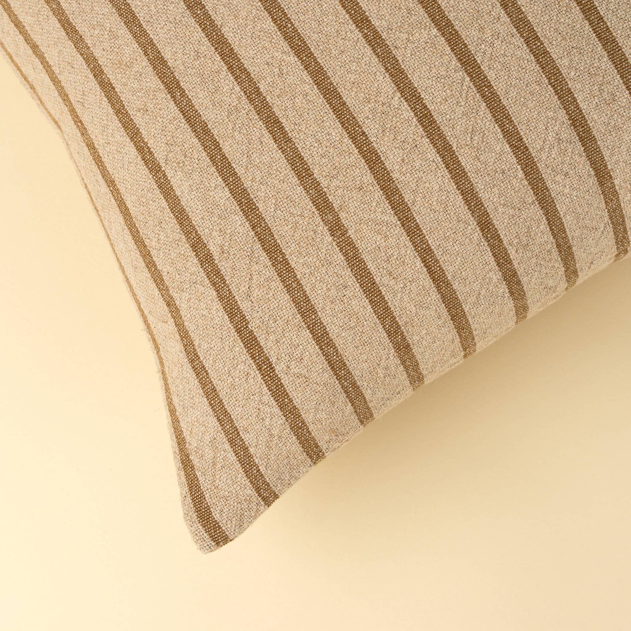 20x20 Silas Stripe Pillow - Ochre