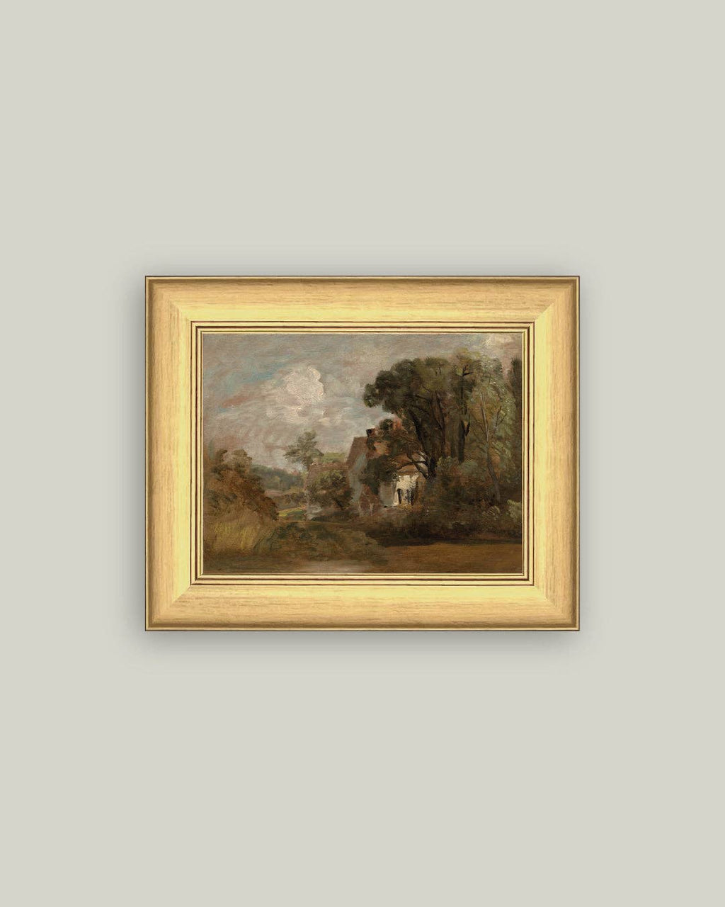 Willy Lott's House Framed Antique Art