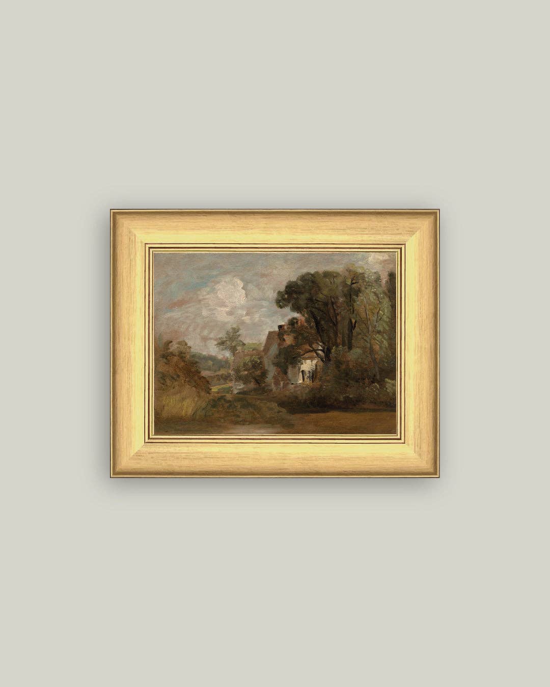 Willy Lott's House Framed Antique Art
