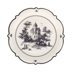 Halloween Scenes 9" Plate Set