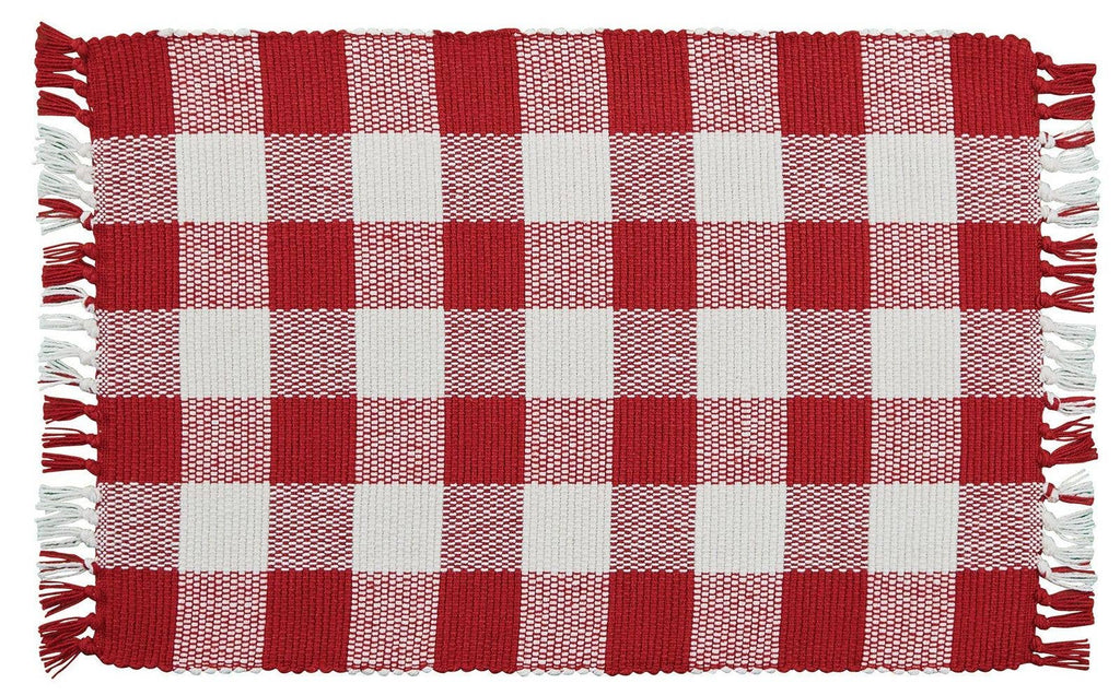 Wicklow Check Napkin - Red&Cream