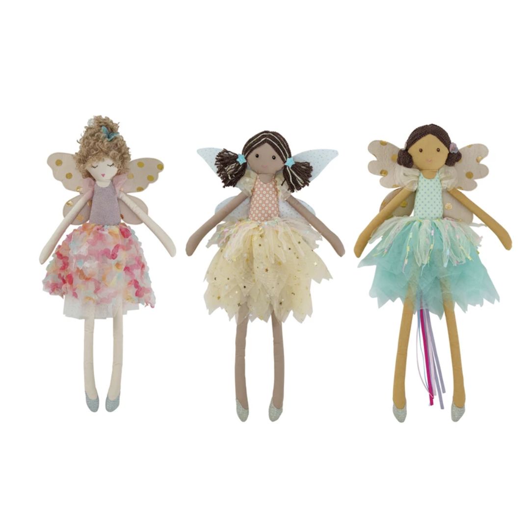 Fabric Fairy Doll - 3 Assorted Styles