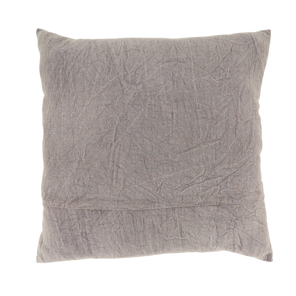 Embroidered Sunflower Throw Pillow