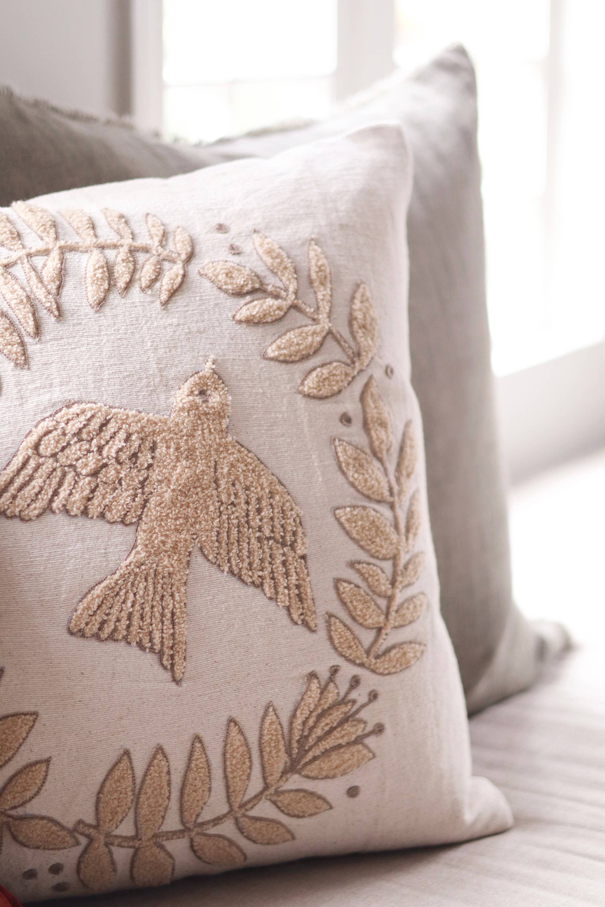 20x20 Peace Dove Pillow
